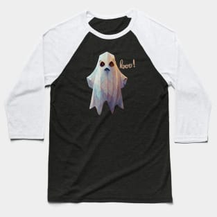 Ghost boo low poly Baseball T-Shirt